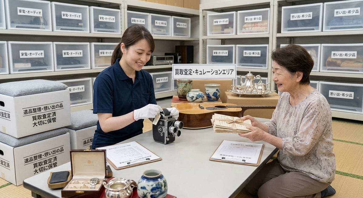 出張査定の様子
